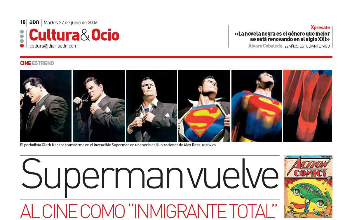 SUPERMAN RETURNS EN ADN