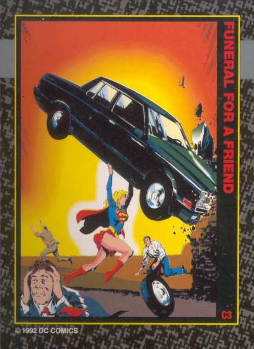TRADING CARDS THE DEATH OF SUPERMAN
