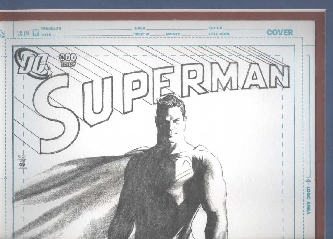 SUPERMAN 675 DC COVER ART REPRODUCTION PRINT