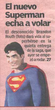 BRANDON ROUTH - SUPERMAN