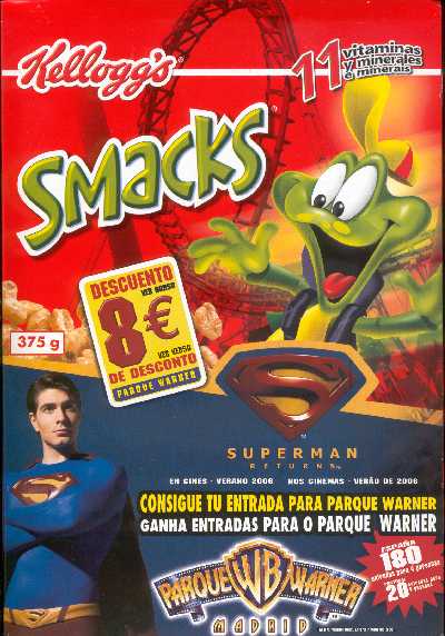 SUPERMAN RETURNS EN SMACKS DE KELLOGG'S