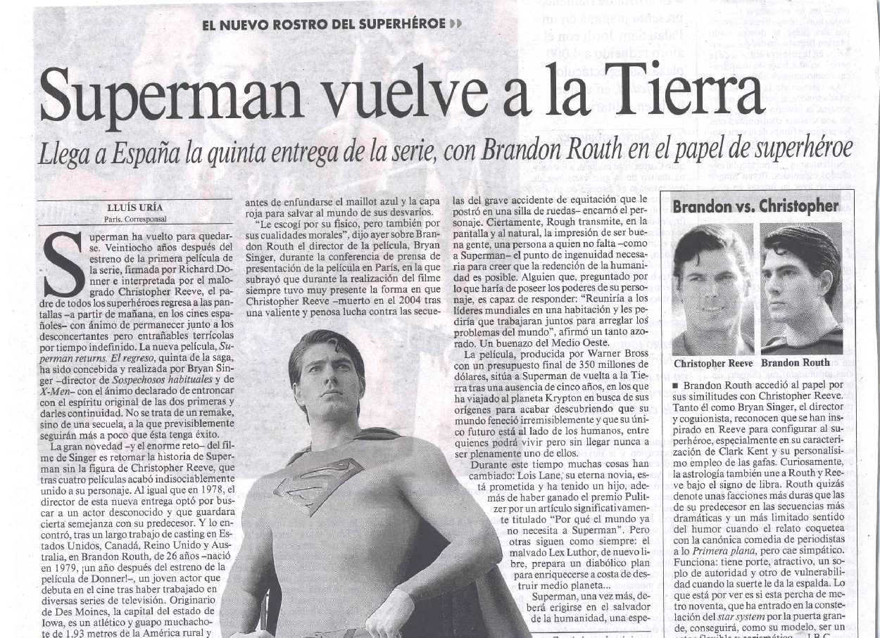 SUPERMAN RETURNS