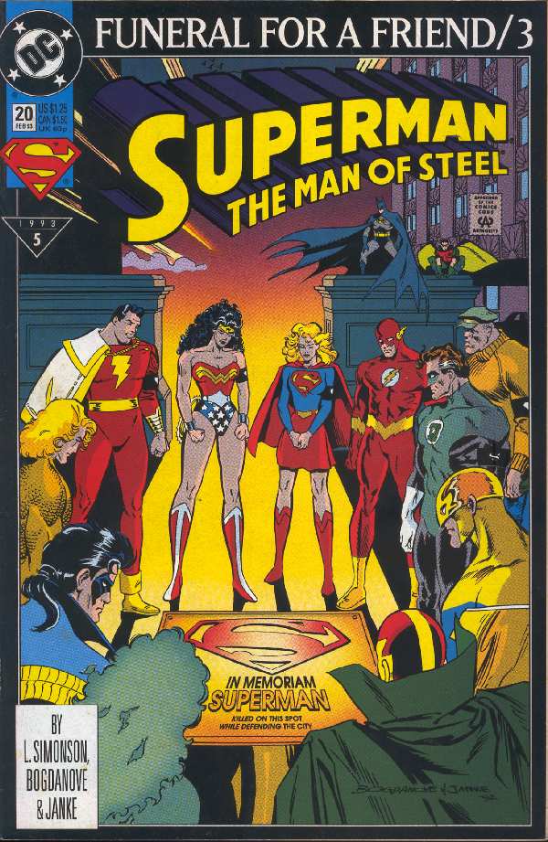 SUPERMAN THE MAN OF STEEL #20