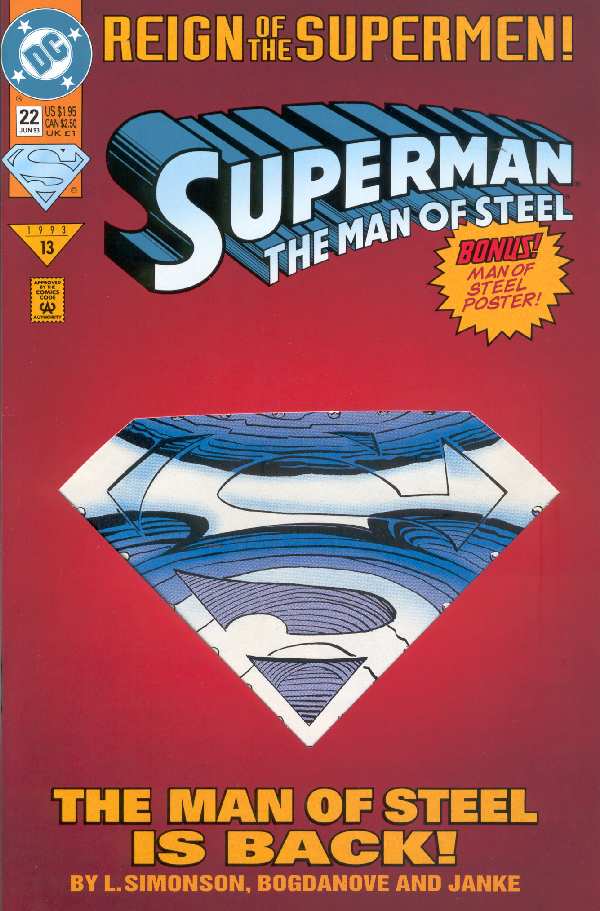 SUPERMAN THE MAN OF STEEL #22