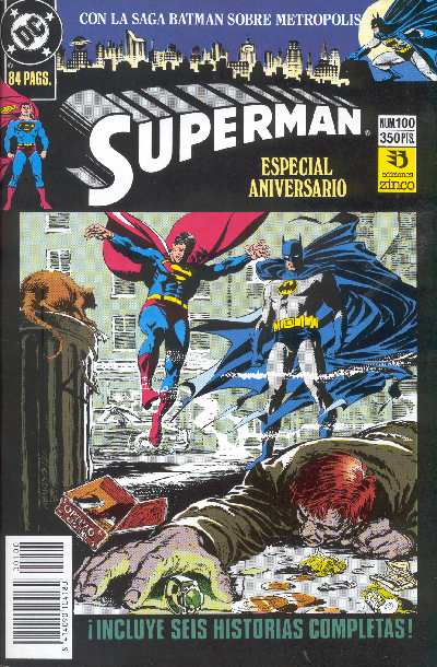 LAS AVENTURAS DE SUPERMAN POR EDICIONES ZINCO 100